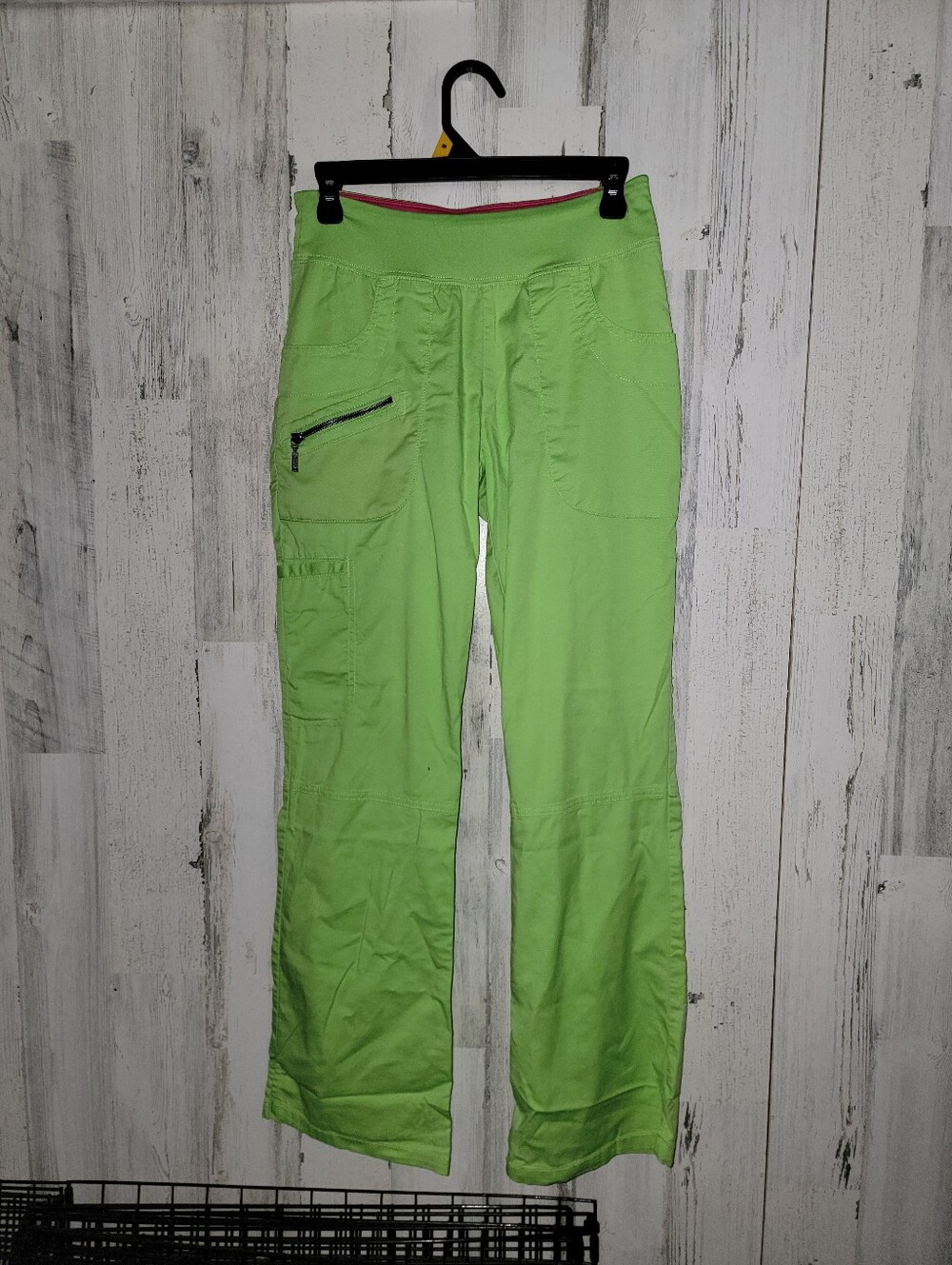 Beyond Scrubs Lime Green Cargo Scrub Pants